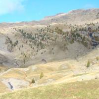 La tete de l'Estrop au-dessus du refuge